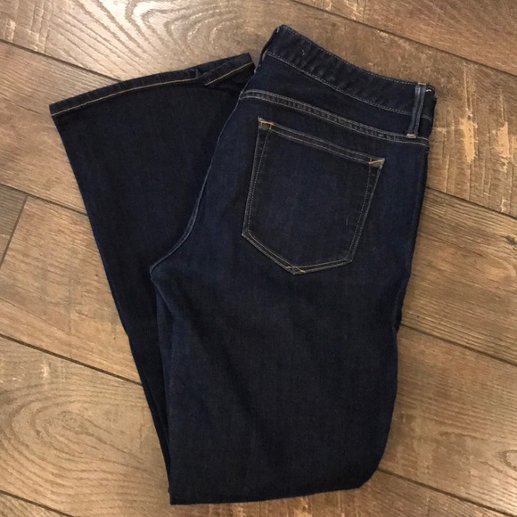 GAP Denim - GAP Curvy Bootcut Dark Denim Jeans